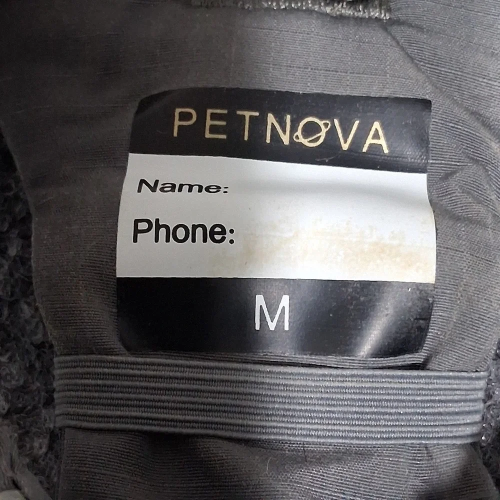 Petnova‎ Dog Harness Medium Color Gray and Silver